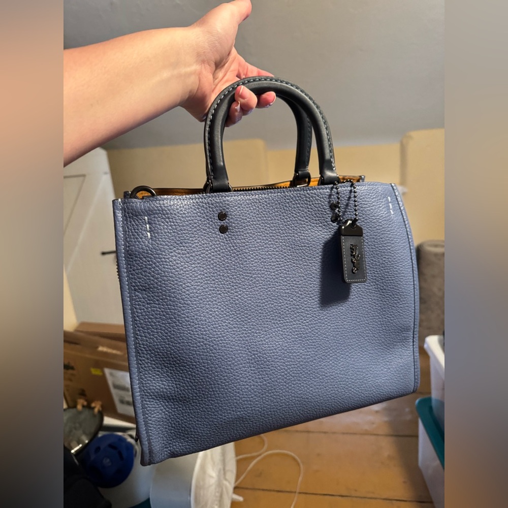 Coach Rogue in Colorblock Washed Chambray